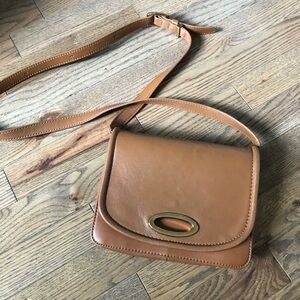 Zara tan leather crossbody